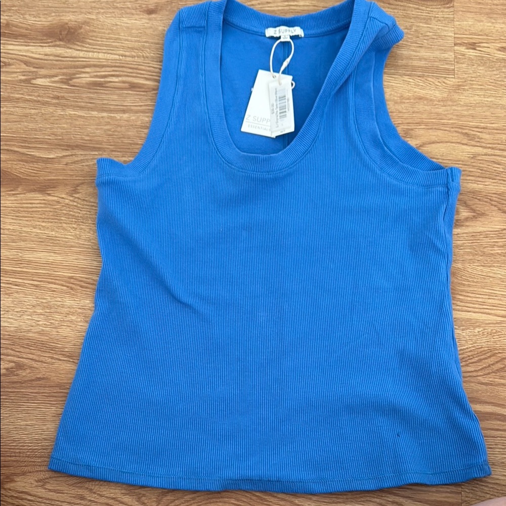 Z Supply Vibrant Blue Tank Top